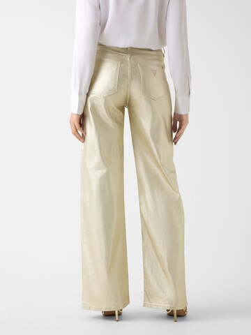 GUESS Wide leg Jeans in Gold