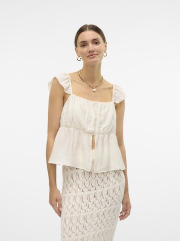 VERO MODA Top 'EVALINA' in Beige: front