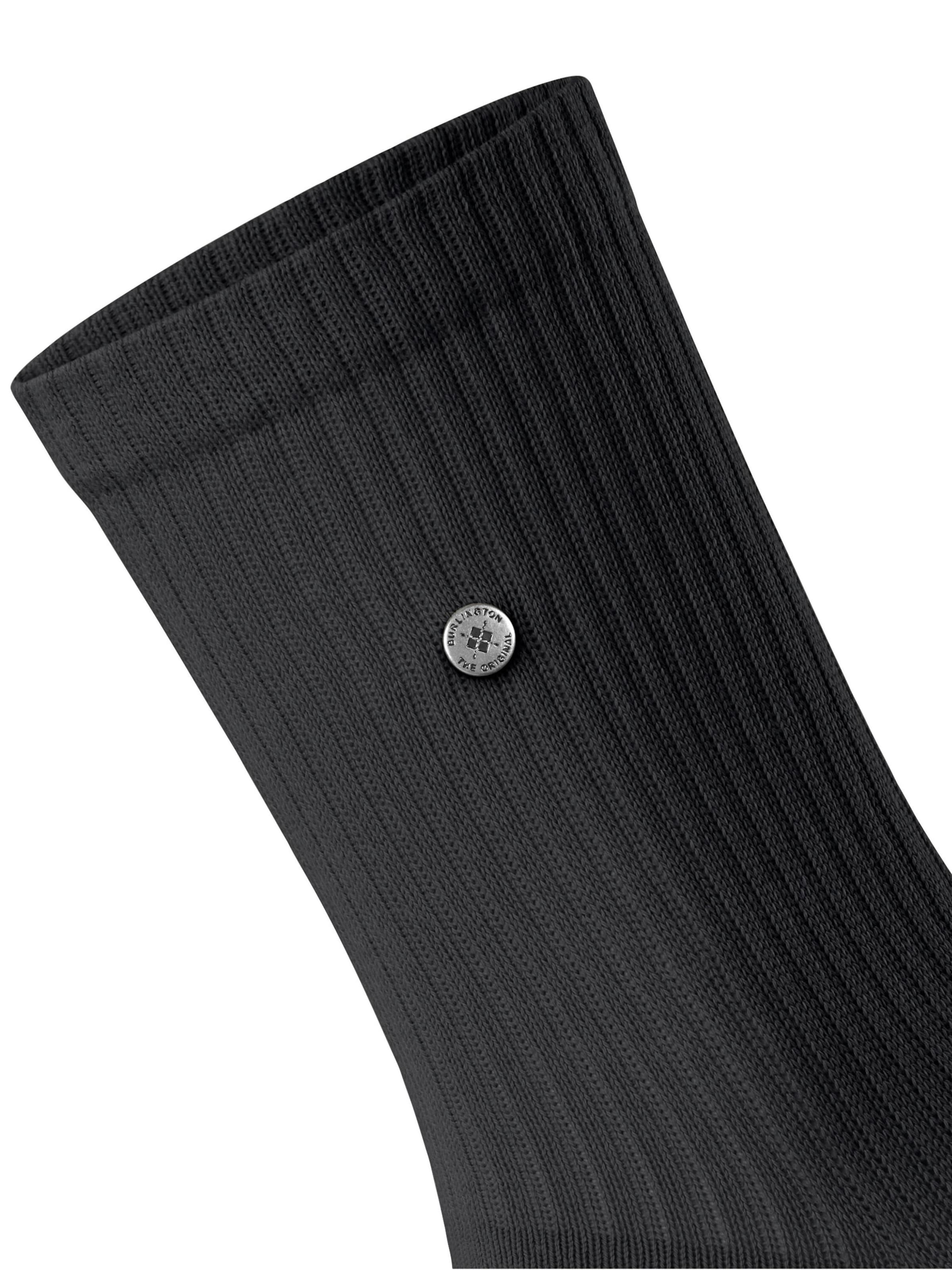BURLINGTON Socks 'Fleet Street' in Black
