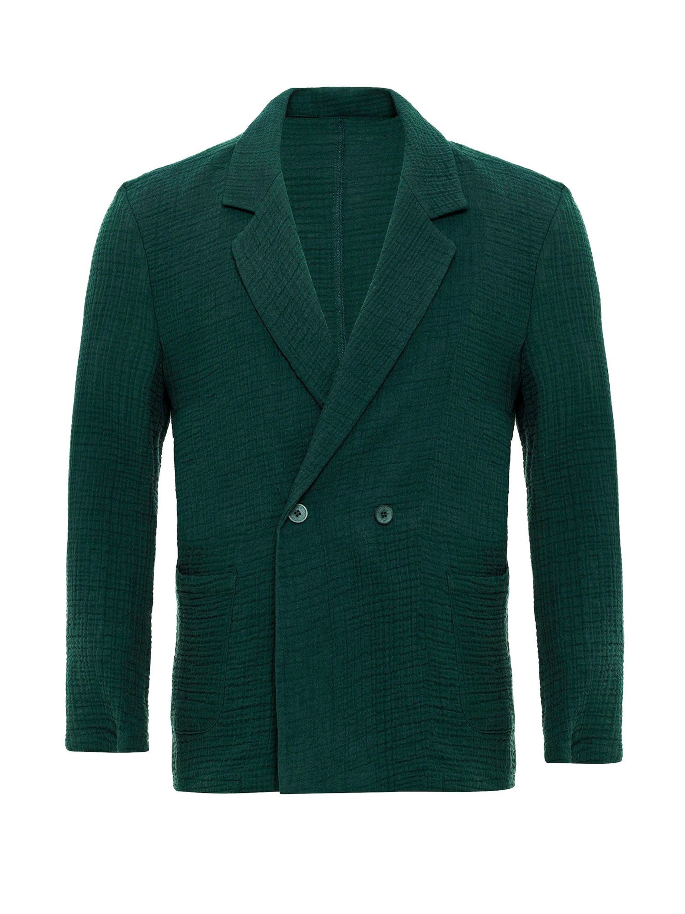 Antioch Slim Fit Sakko in Grün: Vorderseite