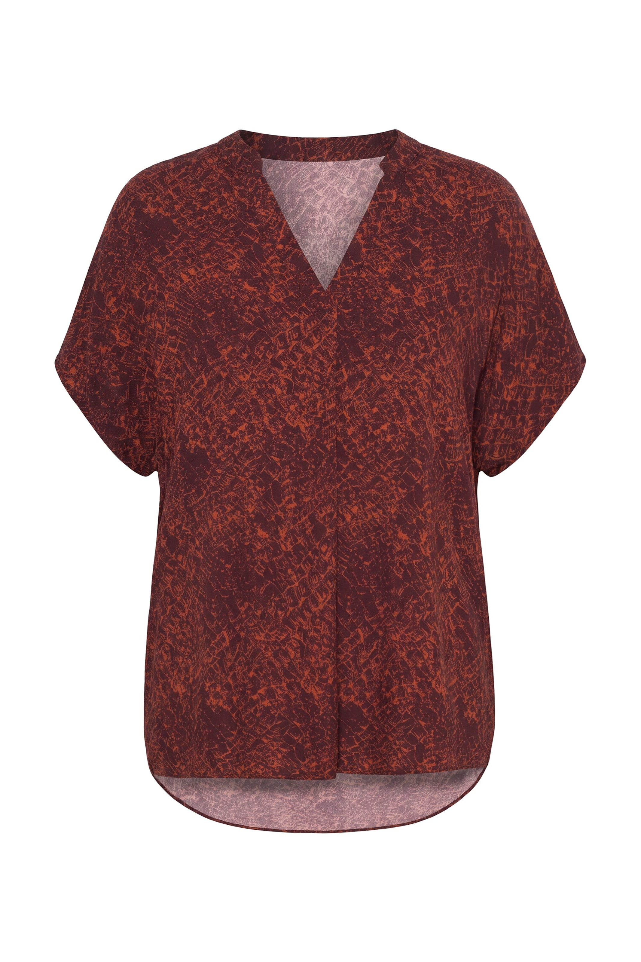 Studio Untold Bluse in Braun: Vorderseite
