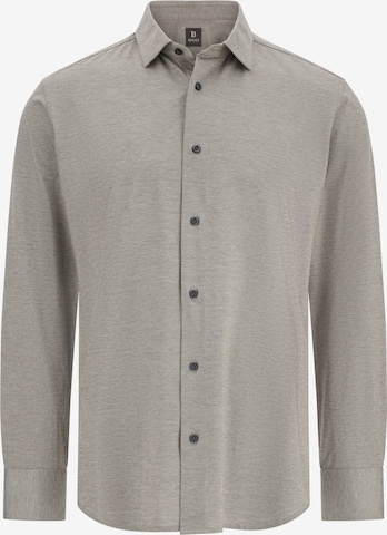 Chemise Boggi Milano en gris : devant