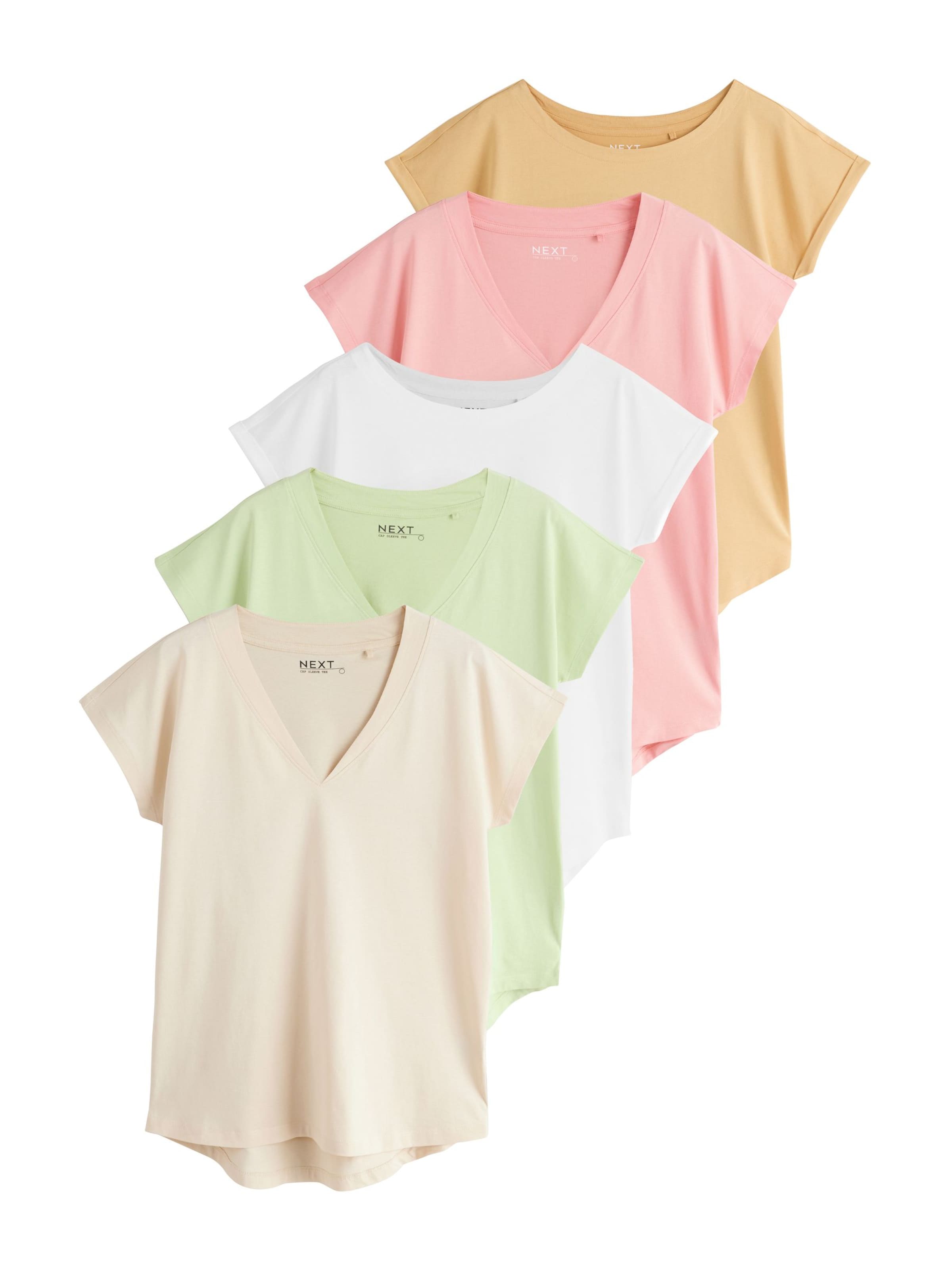 T-shirt Next en beige : devant