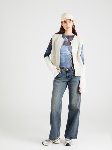 AMERICAN VINTAGE Strickjacke 'EAST' in Beige