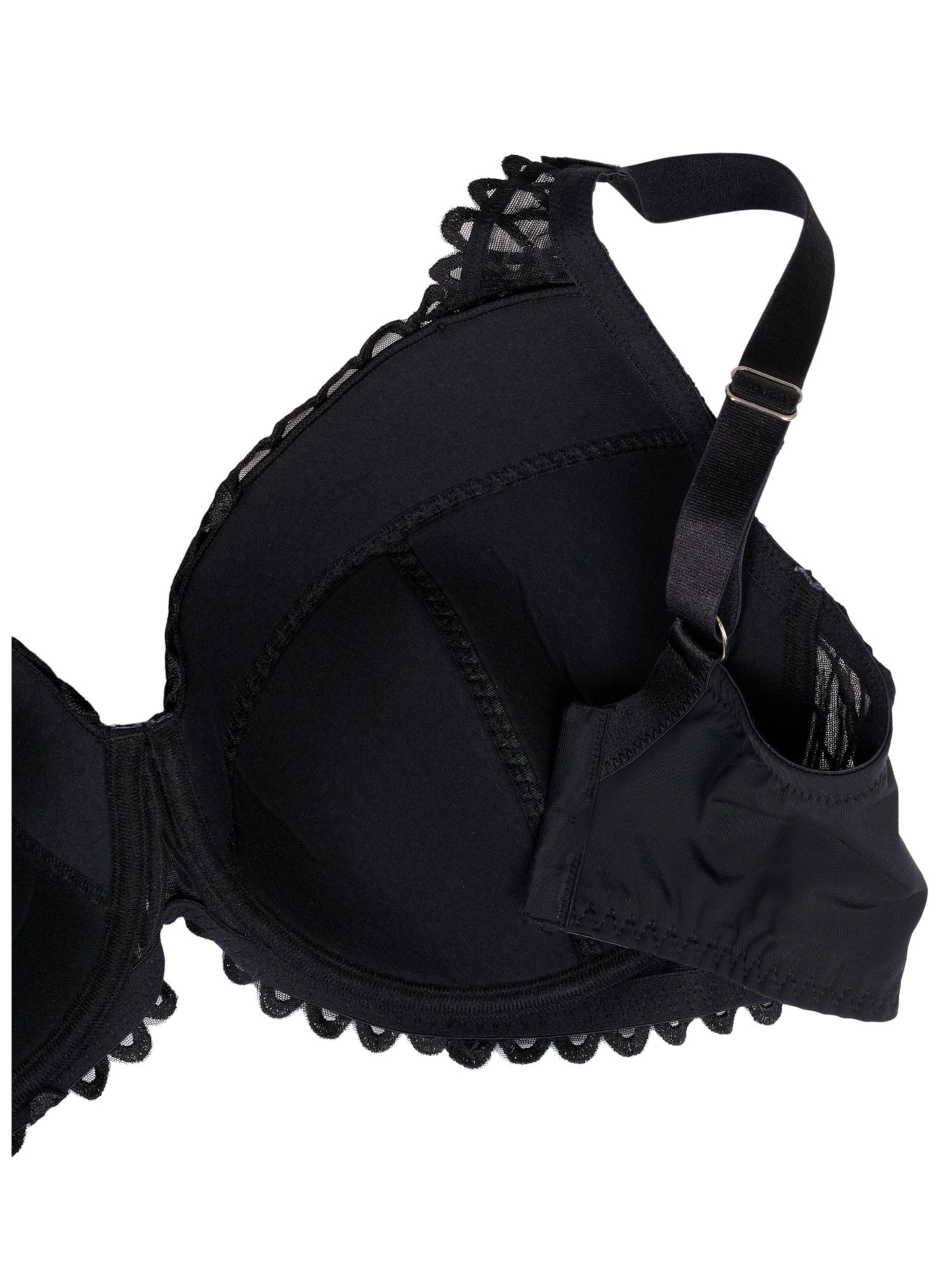 Devoted by Zizzi Бюстгальтер под футболку Бюстгальтер 'LISSER' в Черный