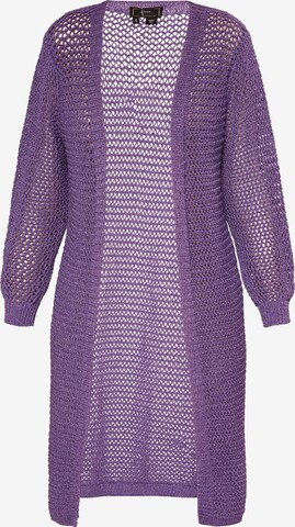 Cardigan faina en violet : devant