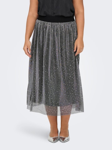 juoda ONLY Carmakoma Sijonas 'CARDoris': priekis