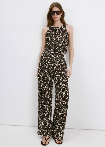 MANGO Wide Leg Hose 'Jamie' in Beige