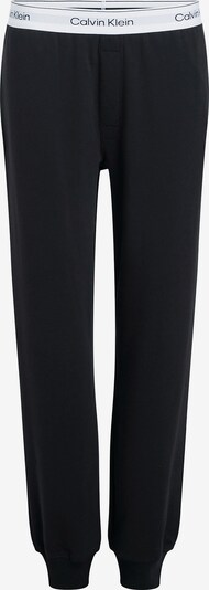 Calvin Klein Underwear Pantalon de pyjama en noir / blanc, Vue avec produit