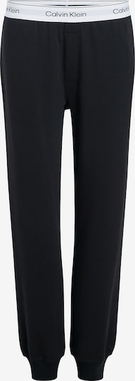 Pantaloni de pijama Calvin Klein Underwear pe negru / alb, Vizualizare produs