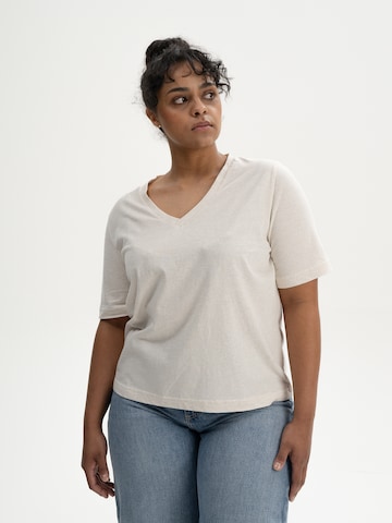 T-shirt 'ANKITA' MELA en beige : devant
