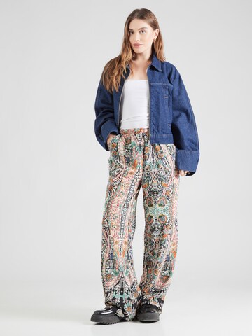VILA Wide leg Broek in Zwart