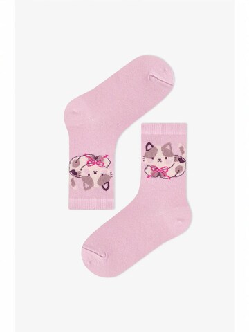 Penti Sokken 'PENTI Mädchen Snailmail Cuties Paar Socken mit Schleifenmuster' in Gemengde kleuren