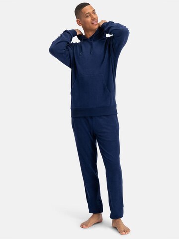 Bamboo basics Sweatshirt 'Lounge hoodie Boas' in Blue
