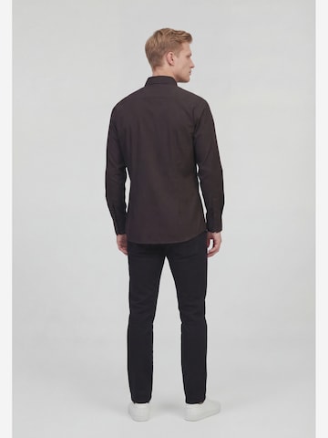 Karl Lagerfeld - Regular Fit Camisa em castanho