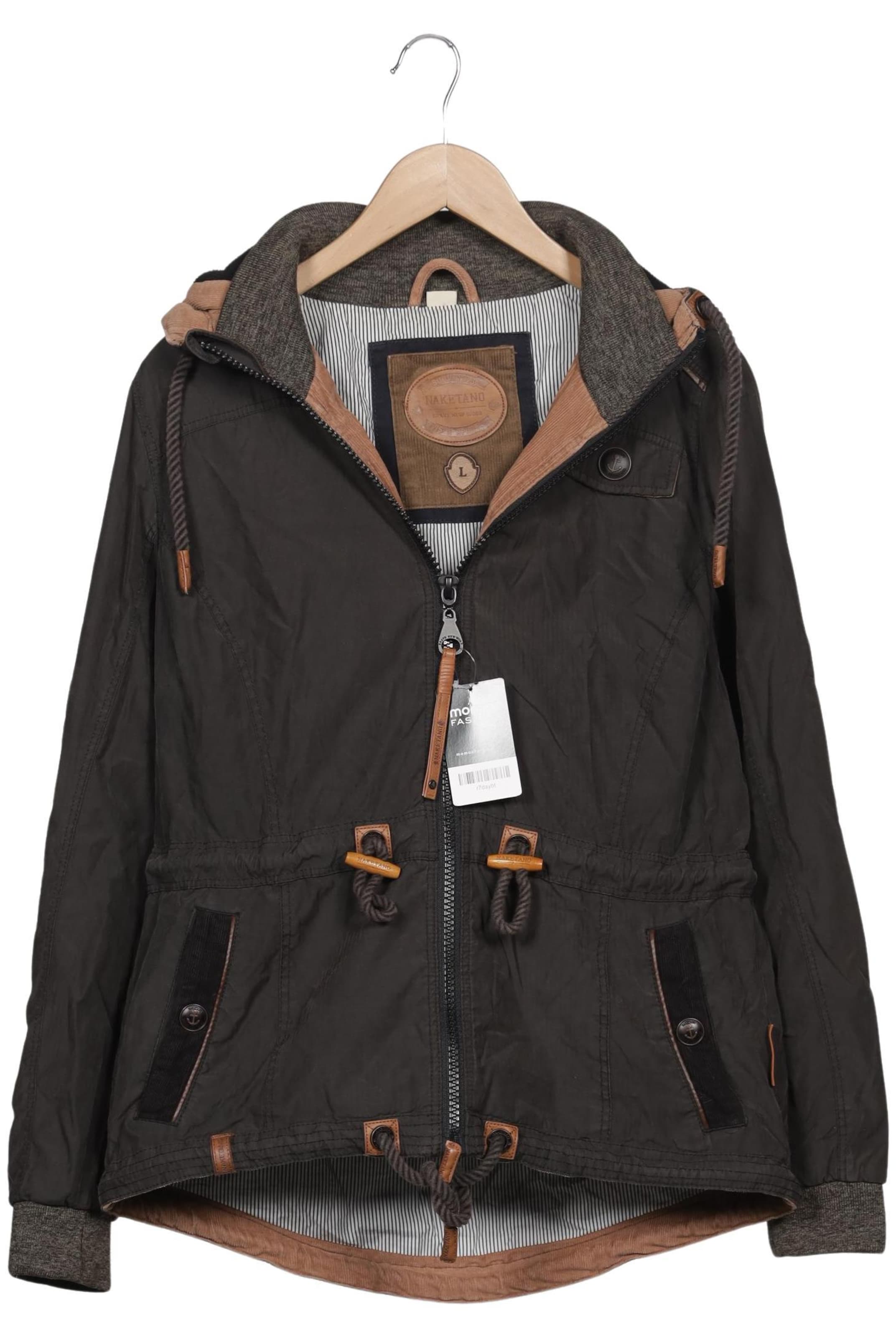 naketano Jacket & Coat in L in Brown: front