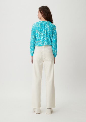 comma casual identity Blouse in Blauw: terug