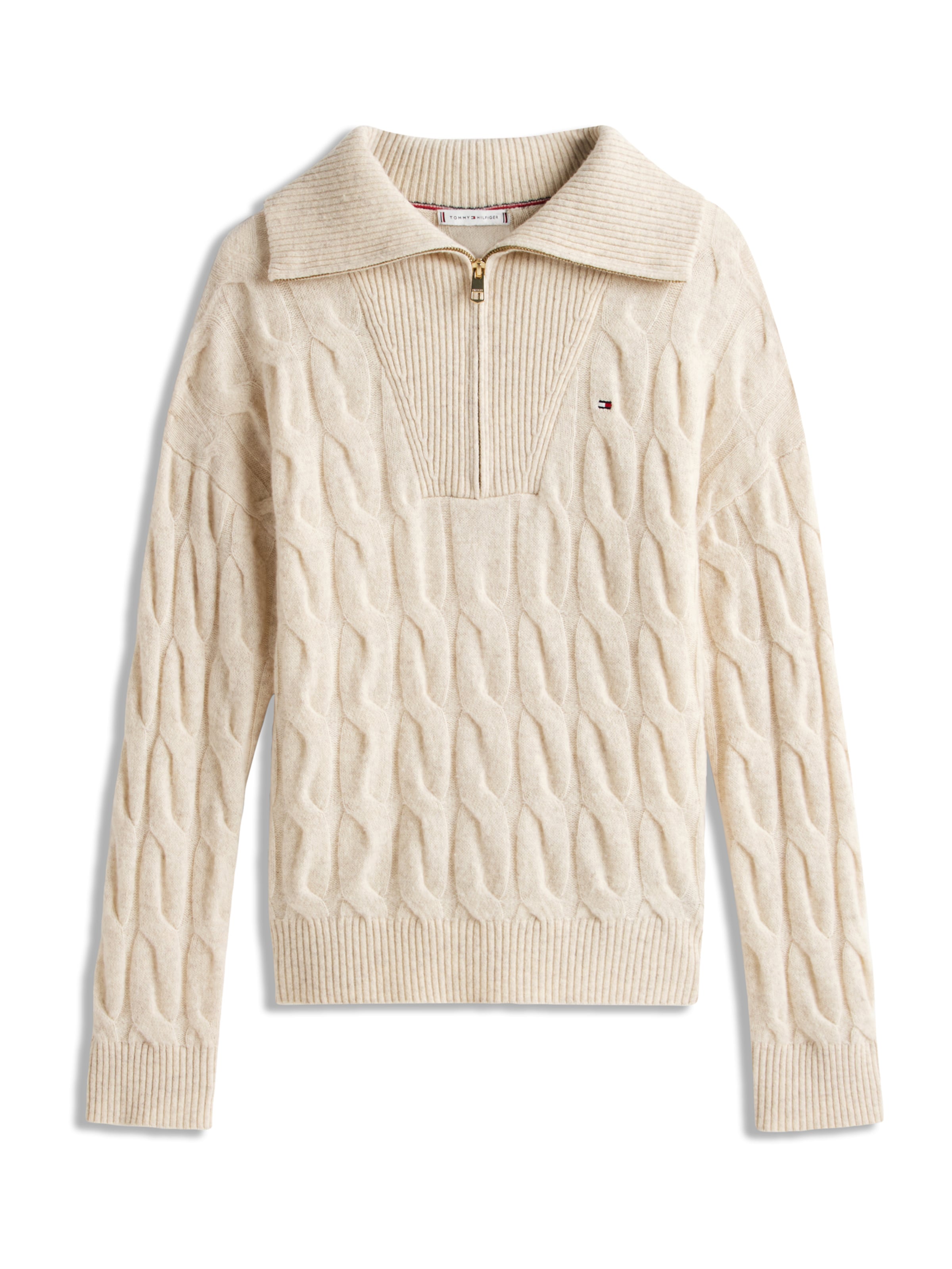 TOMMY HILFIGER Sweater in Mottled beige, Item view