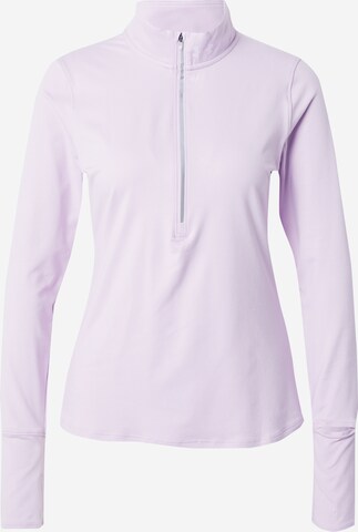 T-shirt fonctionnel 'Qualifier Run' UNDER ARMOUR en violet : devant