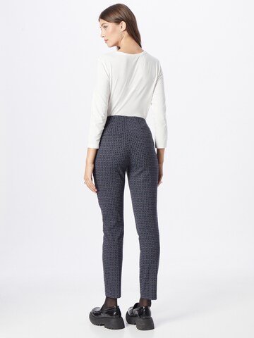 GERRY WEBER Slimfit Broek in Blauw