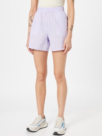 regular Pantaloni di Noisy may in lilla: frontale