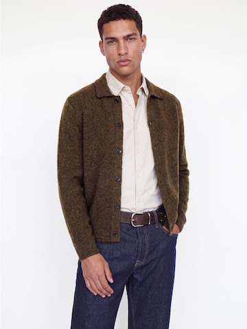 JACK & JONES Gebreid vest in Bruin: voorkant