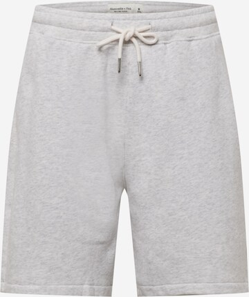 Abercrombie & Fitch Regular Pants in Grey: front