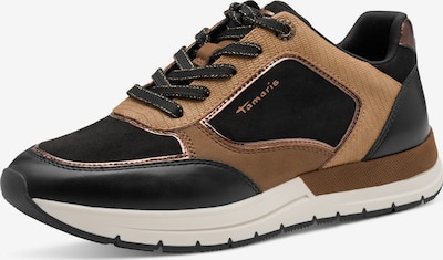 Tamaris Sneaker in braun / hellbraun / schwarz, Produktansicht