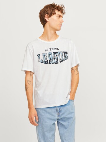 JJ Rebel Shirt 'JREBHAMILTON' in Wit: voorkant