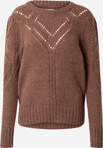 ONLY Sweter w kolorze brązowy: przód