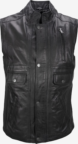 LOLUS Weste 'Egon' in Schwarz: Vorderseite
