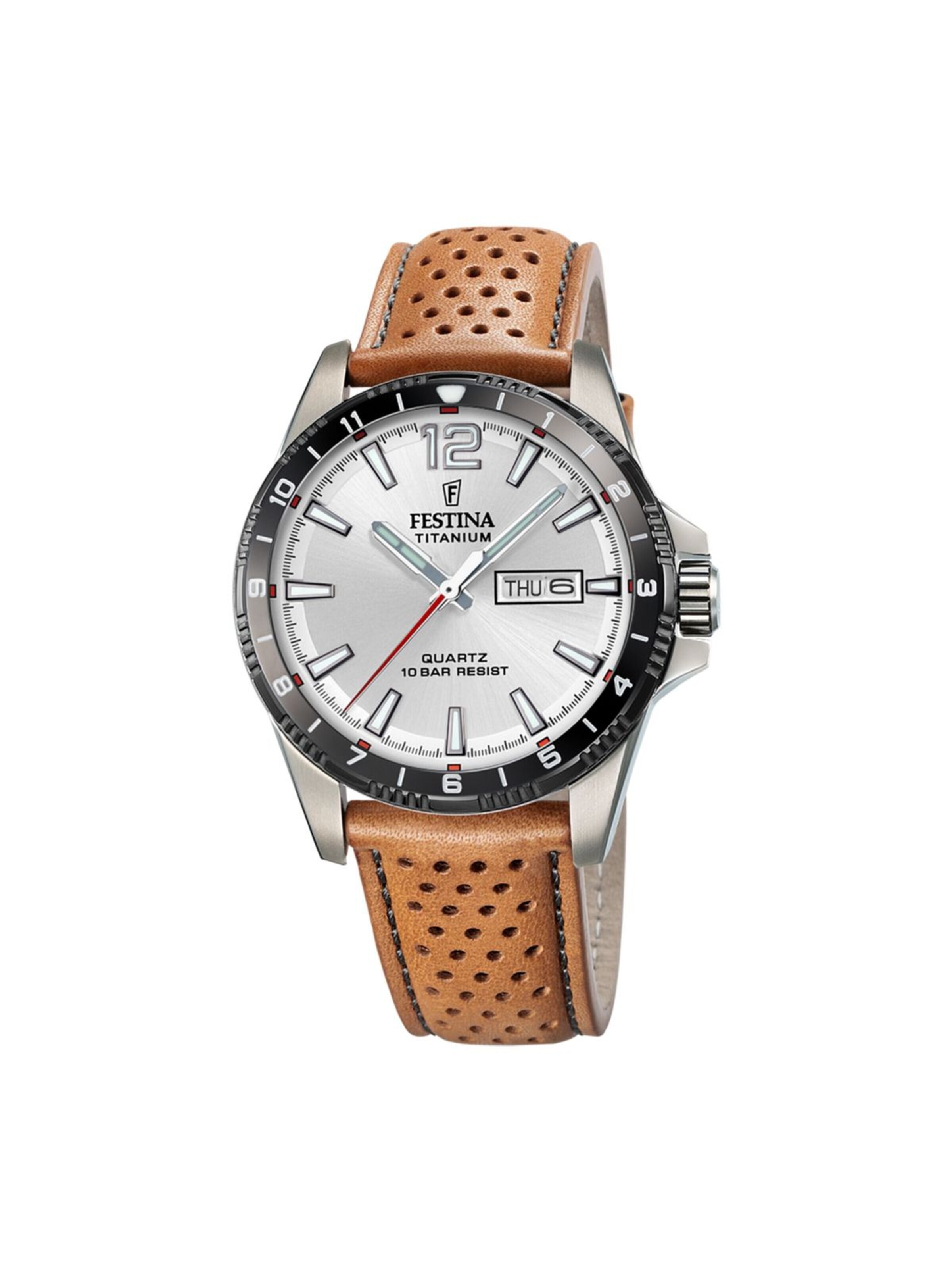FESTINA Analoog horloge in Zilver: voorkant
