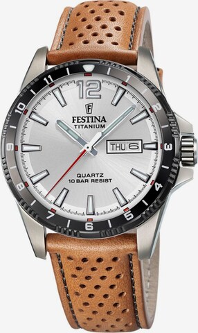 FESTINA Analoog horloge in Zilver: voorkant