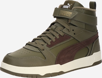 PUMA High-Top Sneakers in Olive ABOUT YOU - Main Image