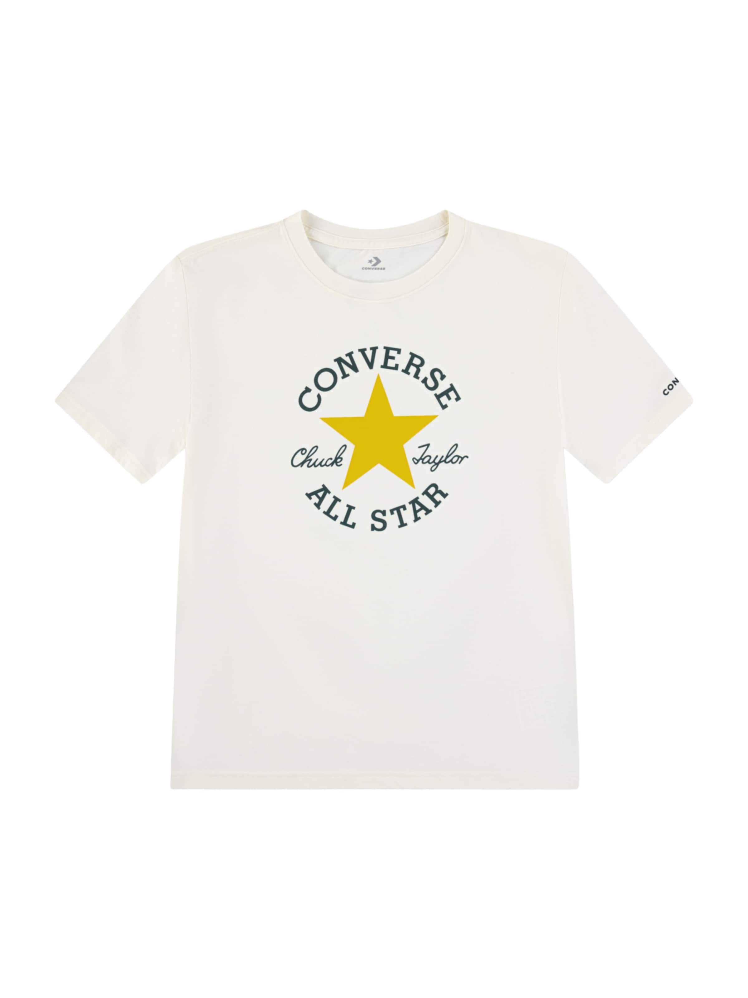 CONVERSE Majica 'DISSECTED CHUCK' | bela barva: sprednja stran