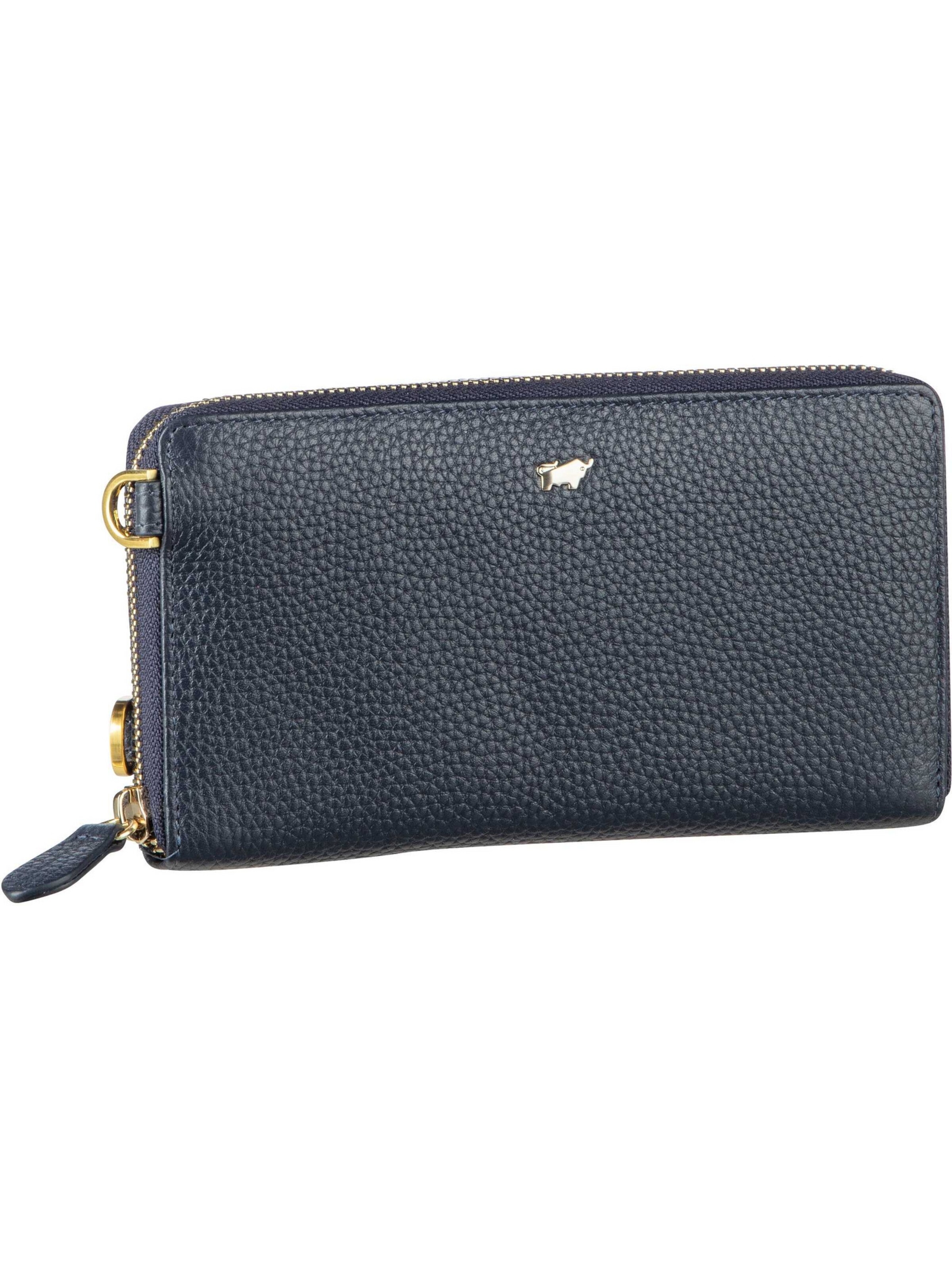 Braun Büffel Wallet 'Asti' in Blue: front
