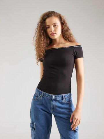 Calvin Klein Jeans Футболка в Черный: спереди