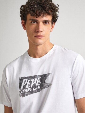 Pepe Jeans Shirt 'SINGLE CARDIFF' in White