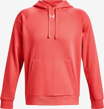 UNDER ARMOUR Athletic Sweatshirt 'Rival' in Red: front