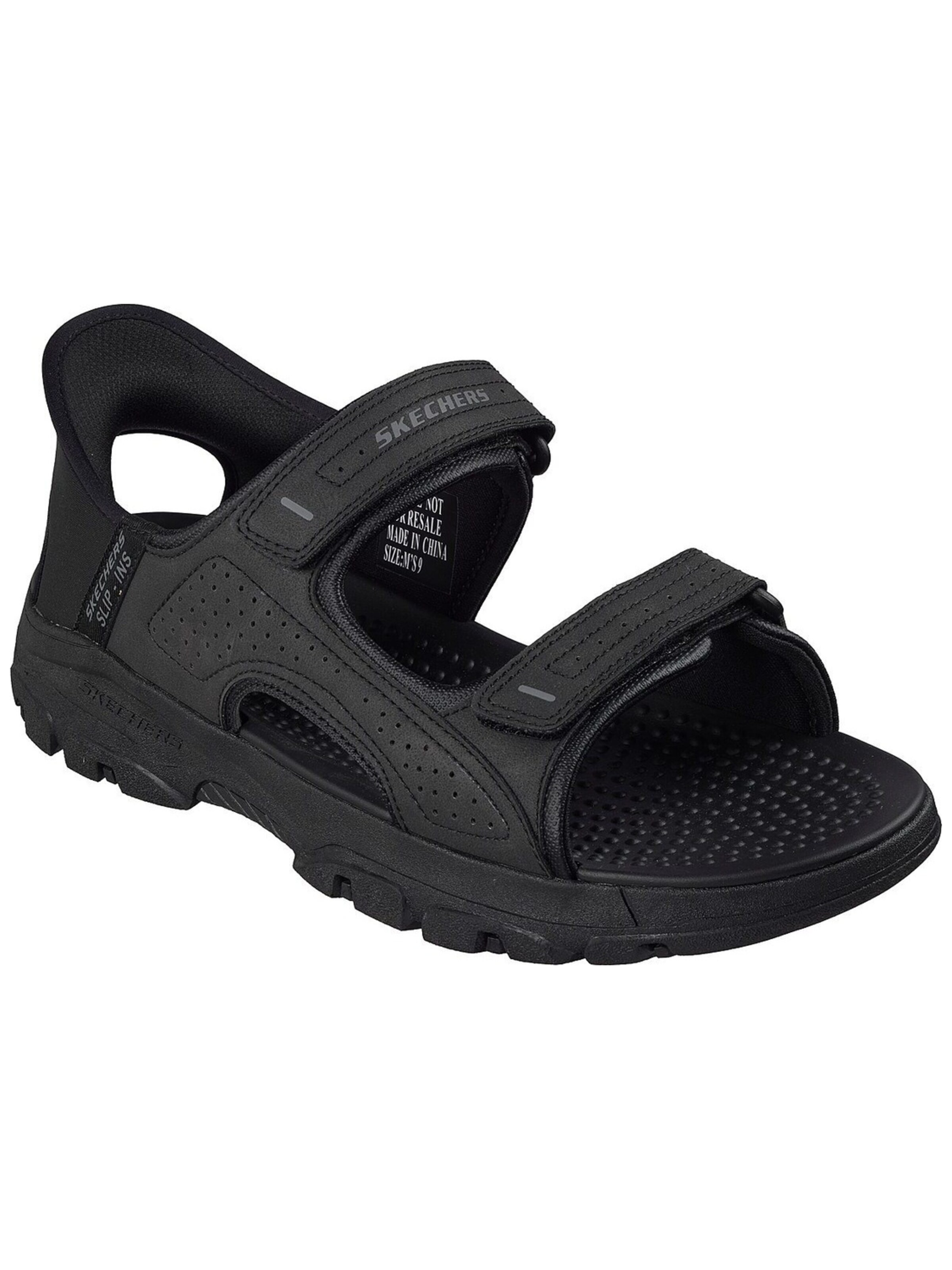 SKECHERS Sandalen 'Skechers Tresmen - Reece' in Zwart: voorkant
