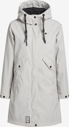 khujo Between-seasons coat 'HALFA' in White: front