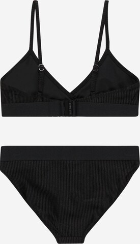 Calvin Klein Swimwear Trójkąt Bikini w kolorze czarny