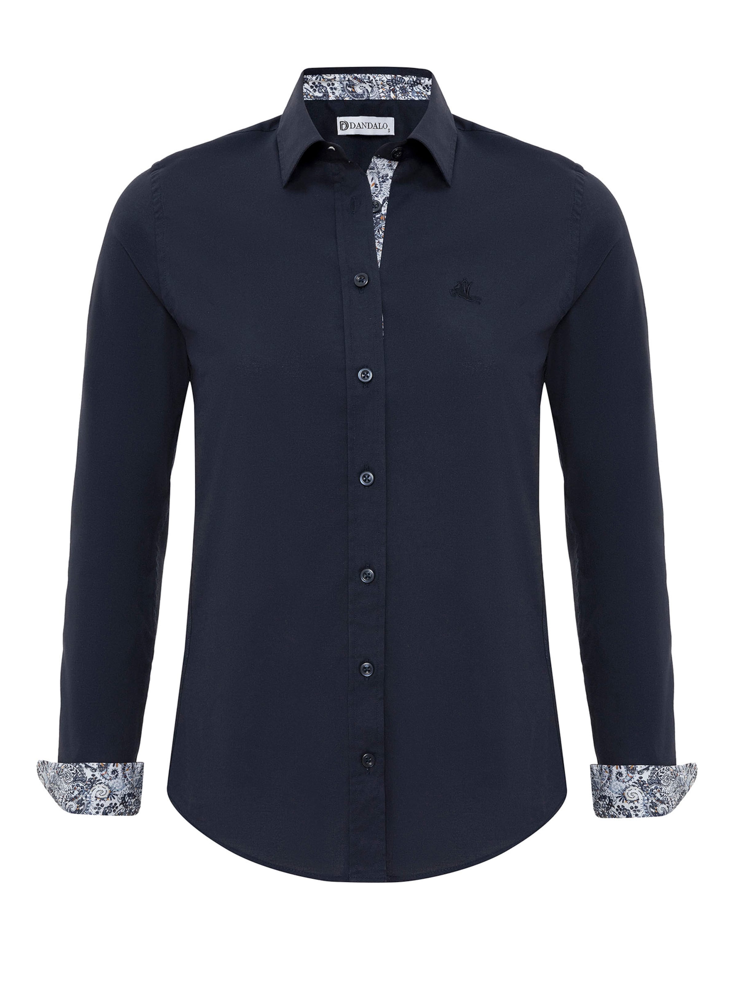 Dandalo Bluse i blå: forside