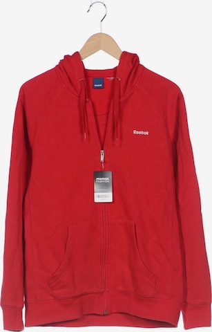 Reebok Sweatshirt & Zip-Up Hoodie in XXL in Red: front