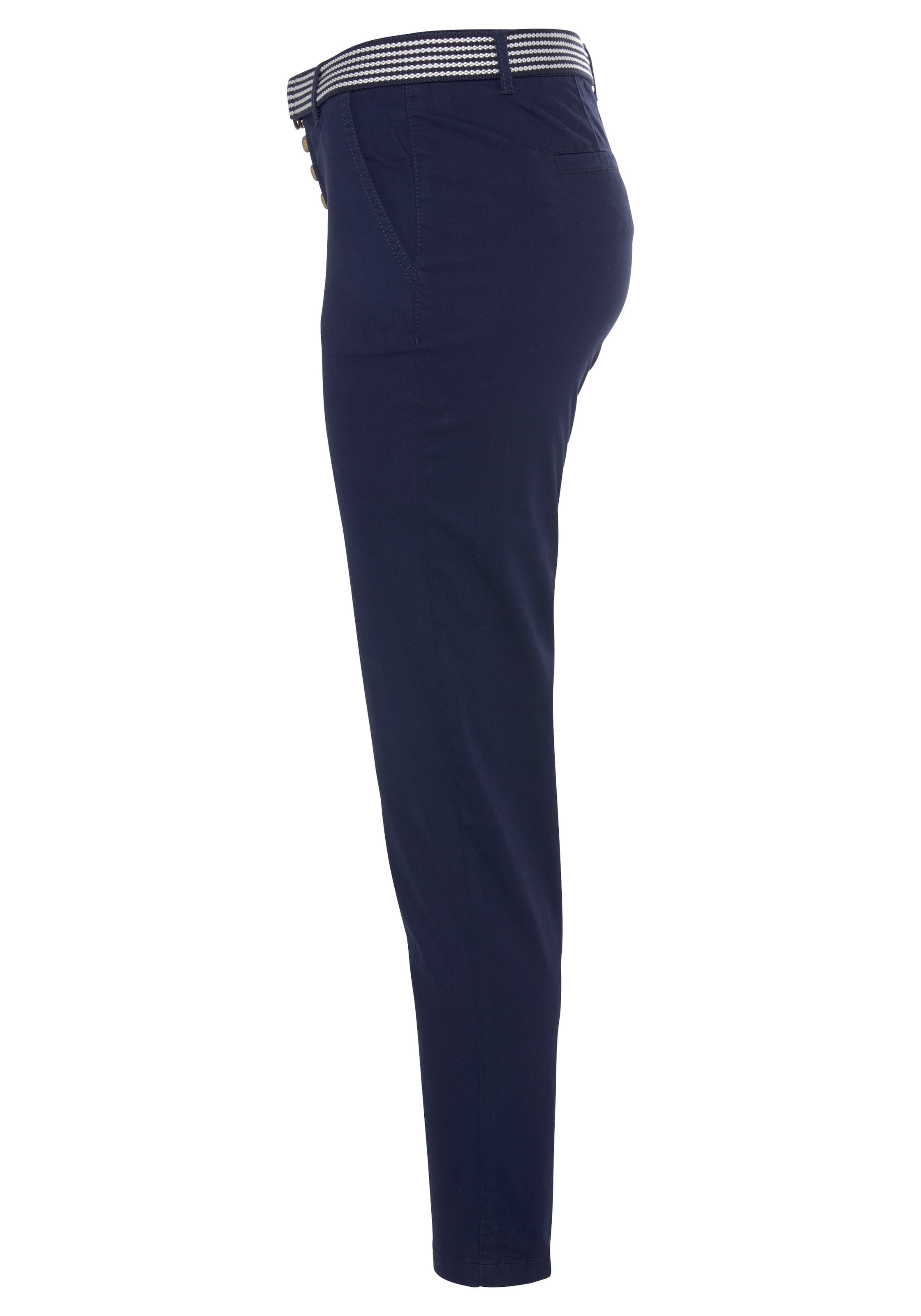 DELMAO Slimfit Hose in Blau
