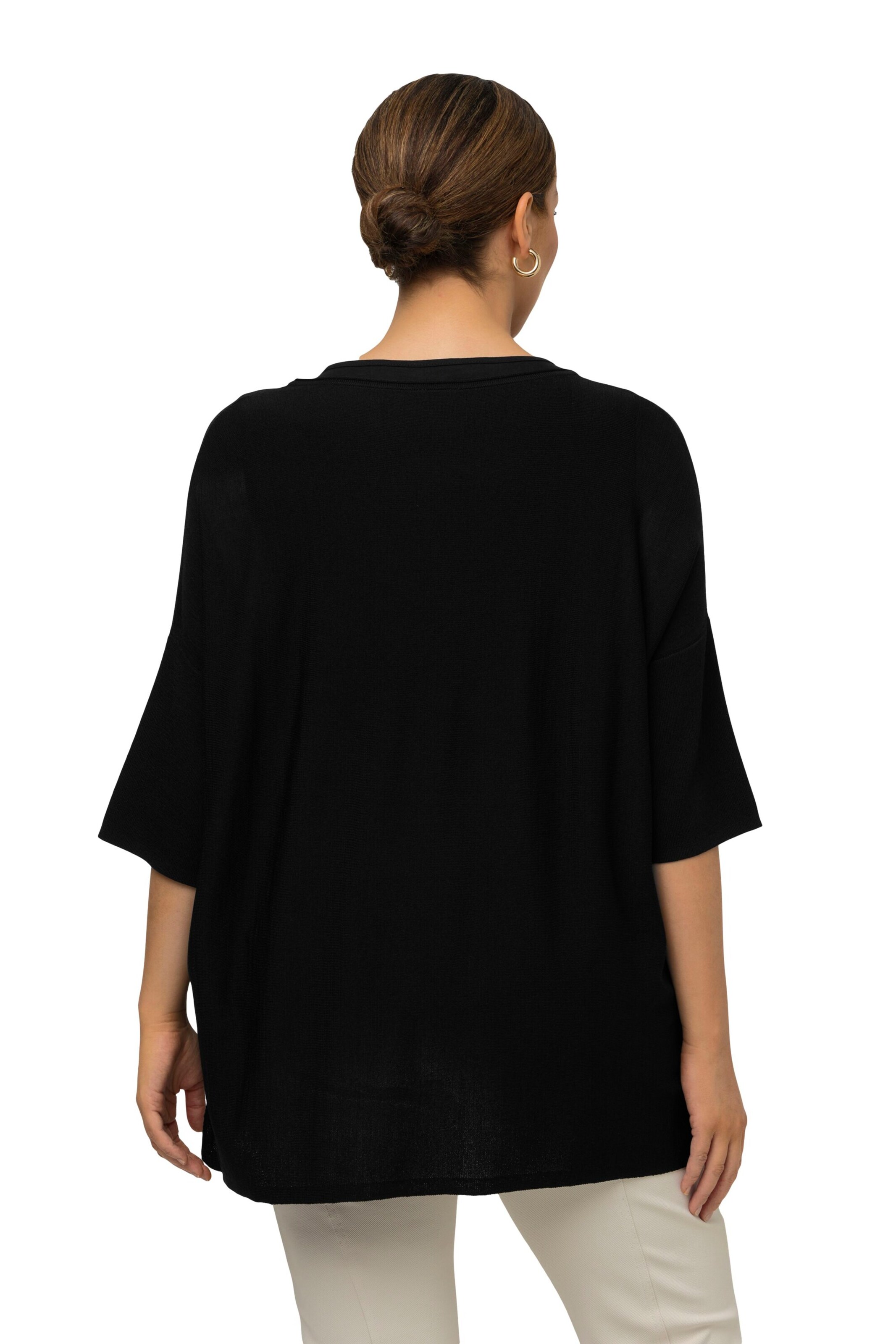 Ulla Popken Pullover in Schwarz