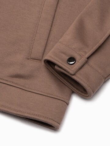 Ombre Zip-Up Hoodie 'B1071' in Brown