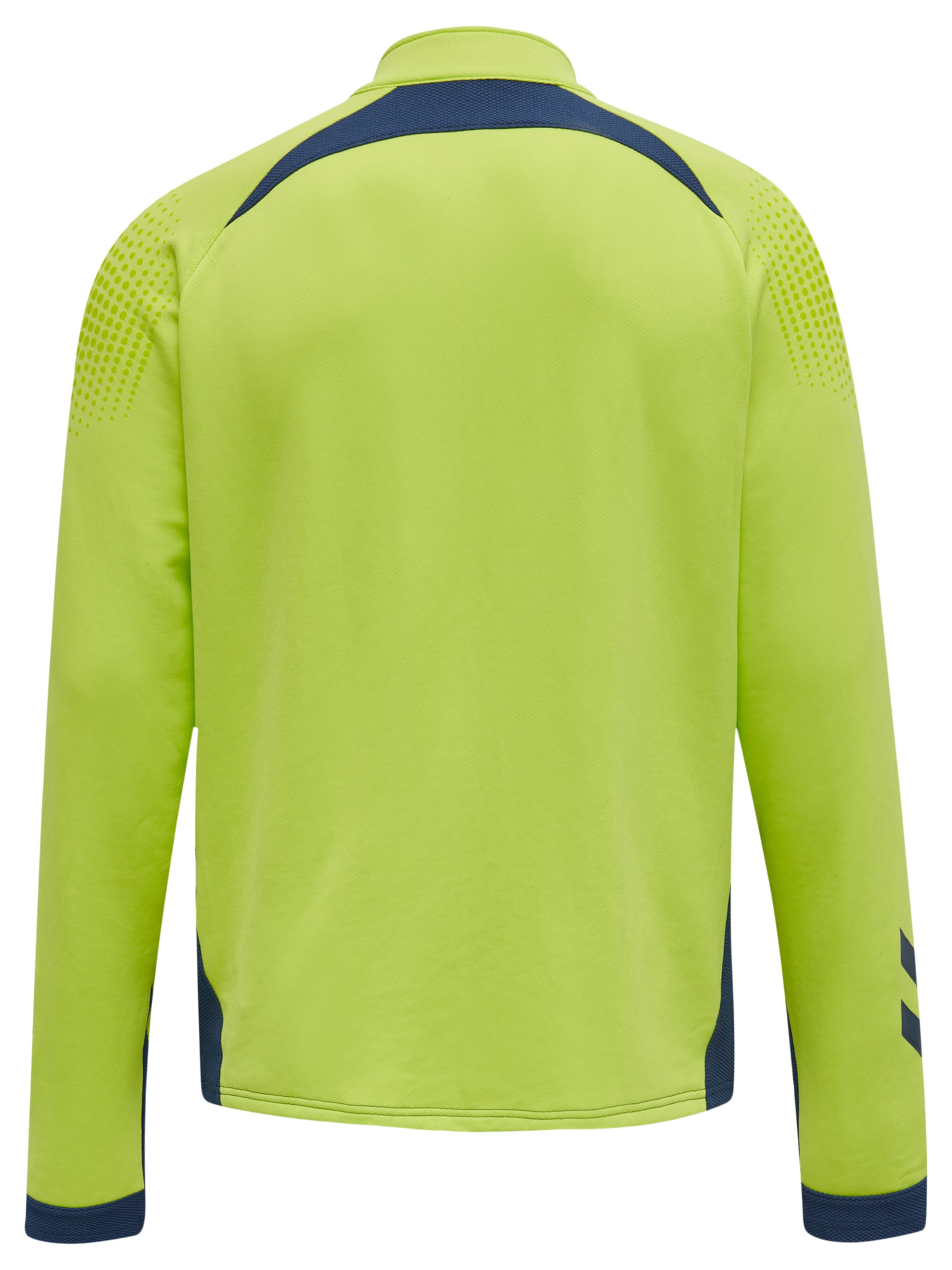 Hummel Athletic Zip-Up Hoodie 'Lead' in Green
