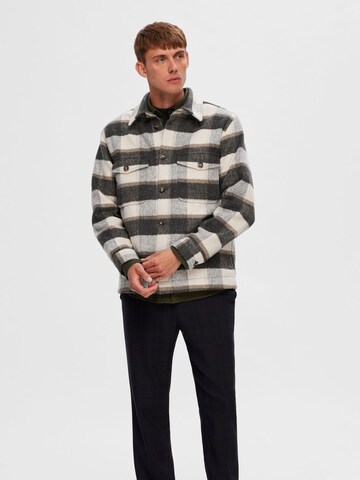 SELECTED HOMME Jacke 'SLHArchive' in Beige: Vorderseite