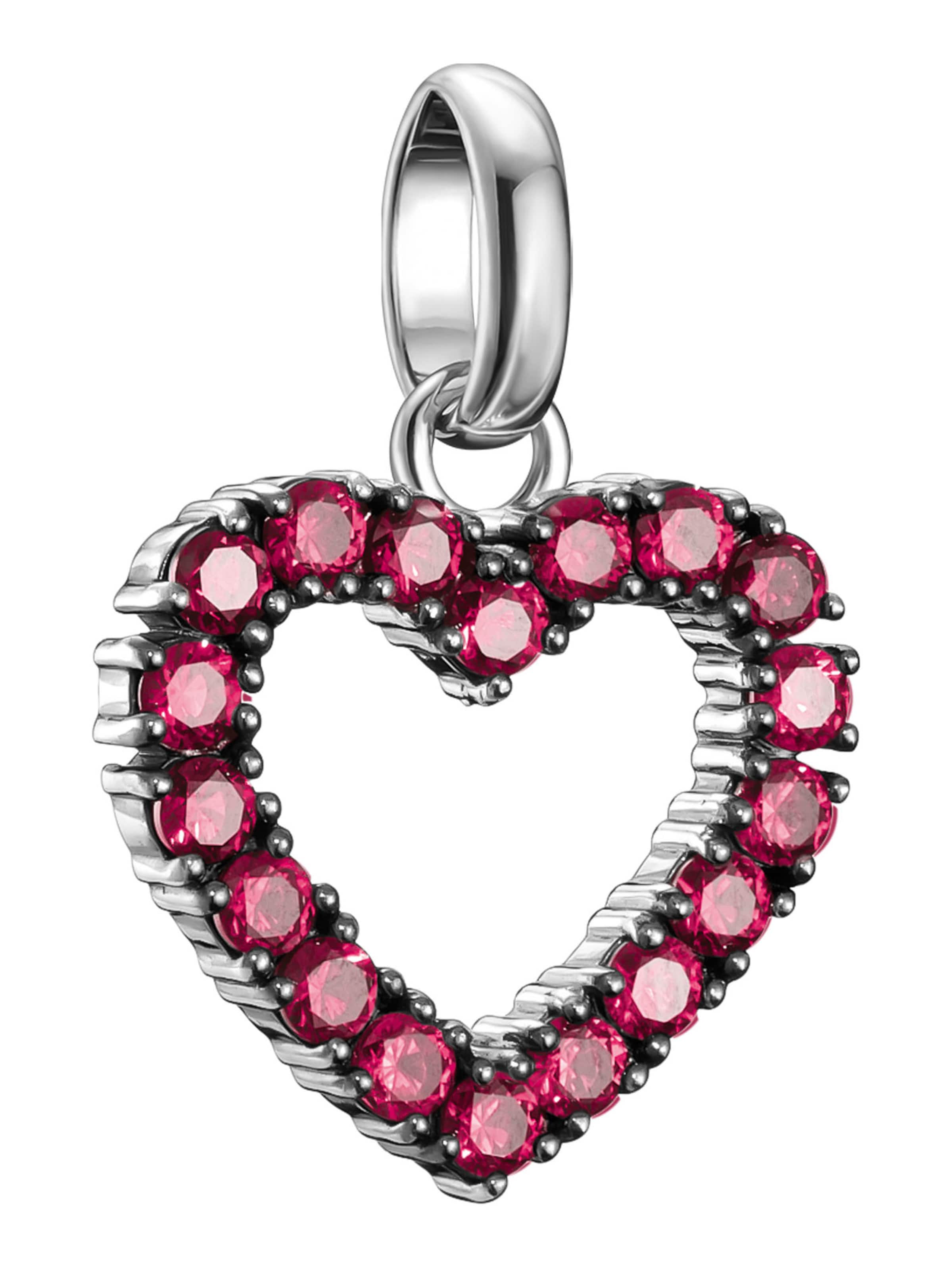 Thomas Sabo Anhänger 'Herz' in Rot: Vorderseite